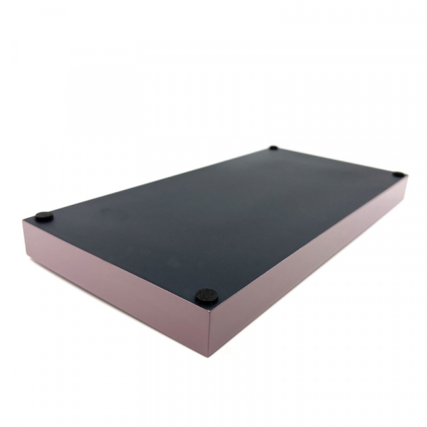 Mini Size Tray, Mima rectangular, paint Lacquer mauve, back